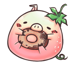 Strawberry Pig sticker #5183679