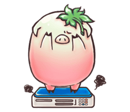 Strawberry Pig sticker #5183686