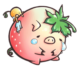 Strawberry Pig sticker #5183687