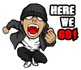 JEY-J (The Hip-Hop Artist) English ver. sticker #5183773