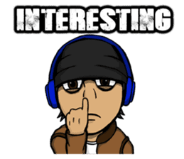 JEY-J (The Hip-Hop Artist) English ver. sticker #5183801