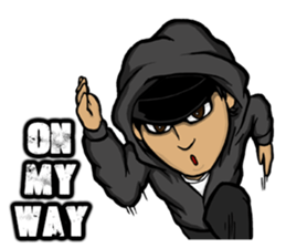 JEY-J (The Hip-Hop Artist) English ver. sticker #5183806