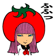Vegetables and fruits (kawaii) sticker #5184153
