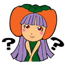 Vegetables and fruits (kawaii) sticker #5184158