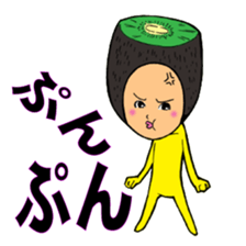 Vegetables and fruits (kawaii) sticker #5184160