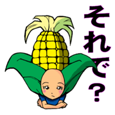 Vegetables and fruits (kawaii) sticker #5184165