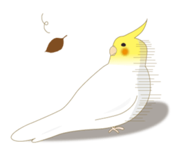 Surreal Cockatiel sticker sticker #5184674
