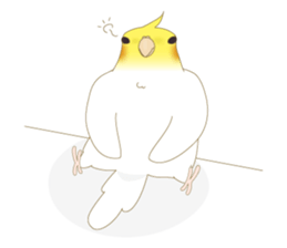 Surreal Cockatiel sticker sticker #5184684