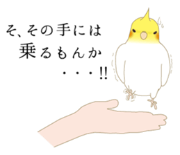 Surreal Cockatiel sticker sticker #5184687