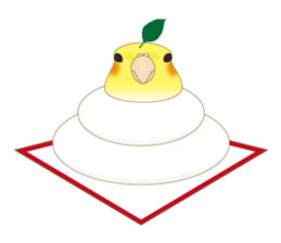 Surreal Cockatiel sticker sticker #5184689