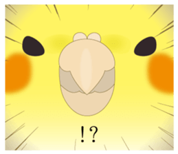 Surreal Cockatiel sticker sticker #5184691