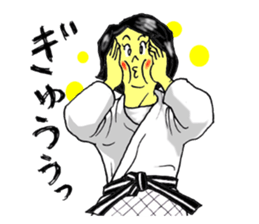 Shine! Judo girl sticker #5184869