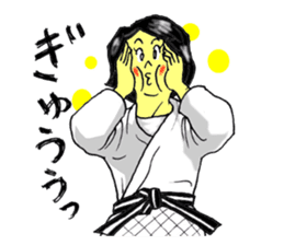 Shine! Judo girl sticker #5184869