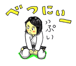 Shine! Judo girl sticker #5184871