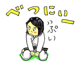 Shine! Judo girl sticker #5184871