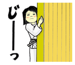 Shine! Judo girl sticker #5184874