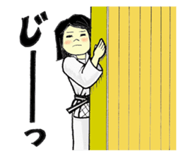 Shine! Judo girl sticker #5184874