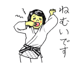 Shine! Judo girl sticker #5184879