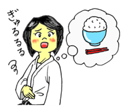 Shine! Judo girl sticker #5184882