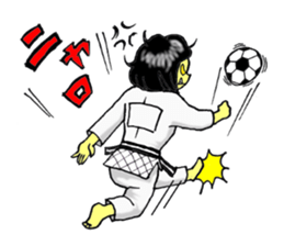 Shine! Judo girl sticker #5184885