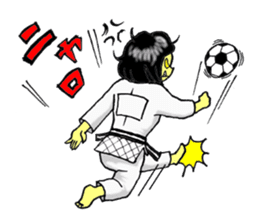 Shine! Judo girl sticker #5184885