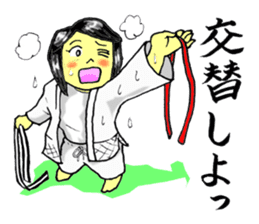Shine! Judo girl sticker #5184891