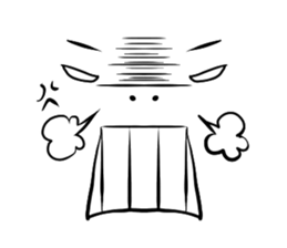 Strange expression sticker #5185004