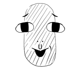 Strange expression sticker #5185005