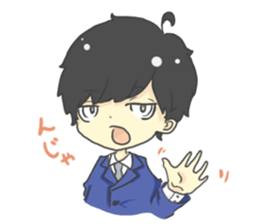 Daily life of me and that fellow sticker #5185372