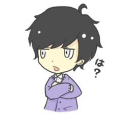 Daily life of me and that fellow sticker #5185381