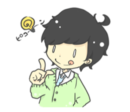 Daily life of me and that fellow sticker #5185385