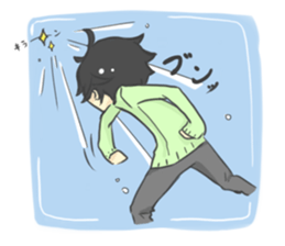 Daily life of me and that fellow sticker #5185389