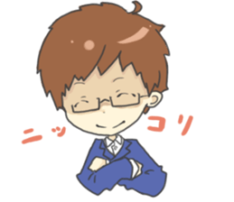 Daily life of me and that fellow sticker #5185393