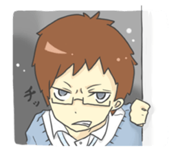 Daily life of me and that fellow sticker #5185400