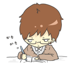 Daily life of me and that fellow sticker #5185401