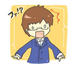 Daily life of me and that fellow sticker #5185403