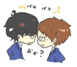 Daily life of me and that fellow sticker #5185409