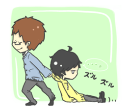 Daily life of me and that fellow sticker #5185411