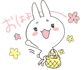 Rabbit&Tortoise by peco sticker #5185892