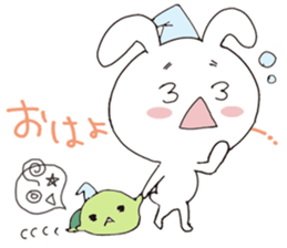Rabbit&Tortoise by peco sticker #5185893