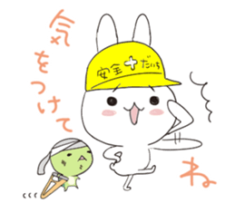 Rabbit&Tortoise by peco sticker #5185896