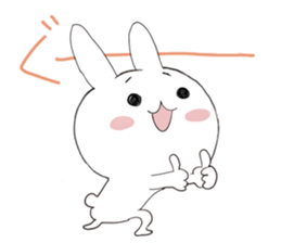 Rabbit&Tortoise by peco sticker #5185900