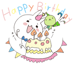 Rabbit&Tortoise by peco sticker #5185911