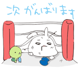 Rabbit&Tortoise by peco sticker #5185927