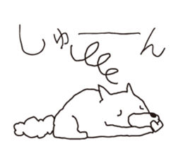 Sulks dog sticker #5186092