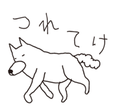 Sulks dog sticker #5186093
