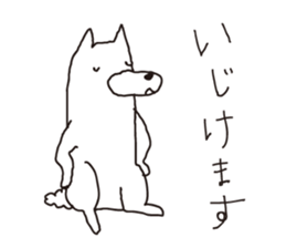 Sulks dog sticker #5186100