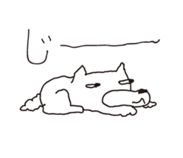 Sulks dog sticker #5186119