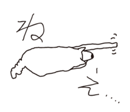 Sulks dog sticker #5186121