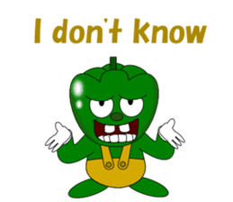 Conversation with cheeky greenpeppers sticker #5186271